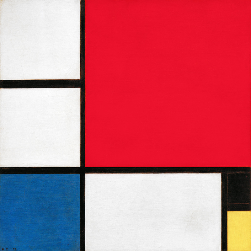 Komposition II von Piet Mondrian