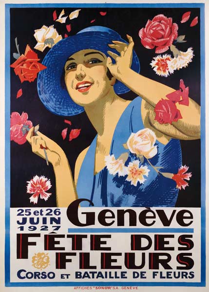 Genf, Fest der Blumen von Plakatkunst