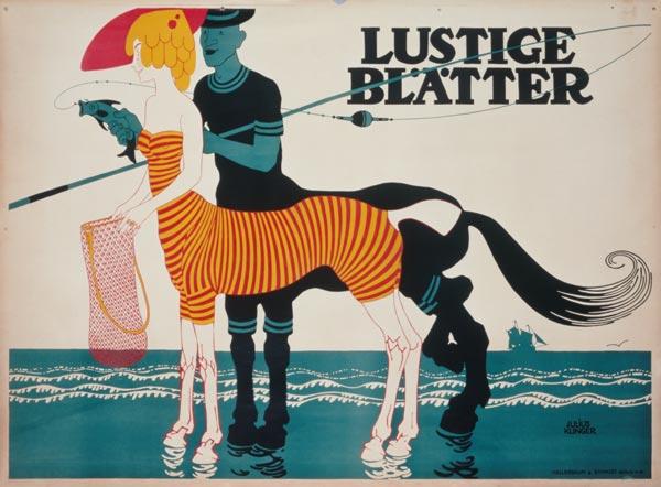 Lustige Blätter, Von Julius Klinger 1909