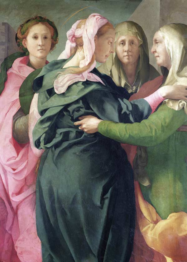 The Visitation von Jacopo Pontormo, Carucci da