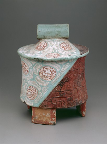 Tripod vessel with slab-legs (ceramic) von Pre-Columbian