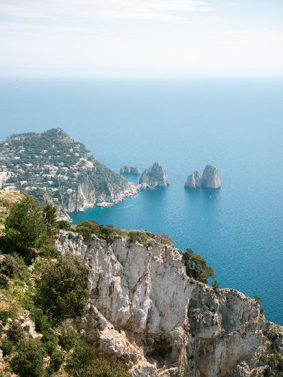 Küste von Capri Italien