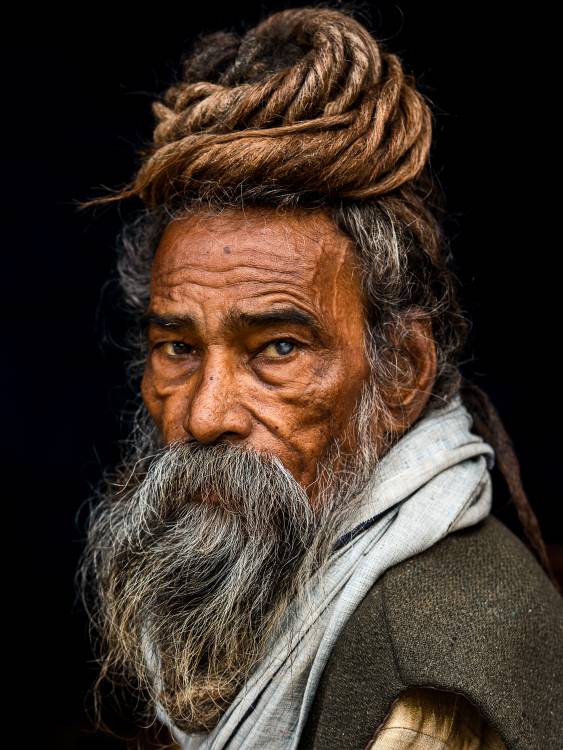 Portrait of a Sadhu... von Rakesh J.V