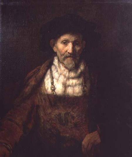 Portrait of an Old Man in Period Costume von Rembrandt van Rijn
