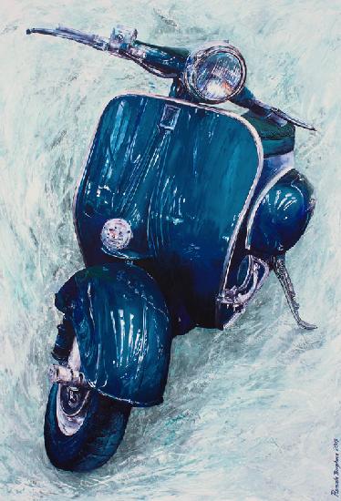 Vespa dunkelblau