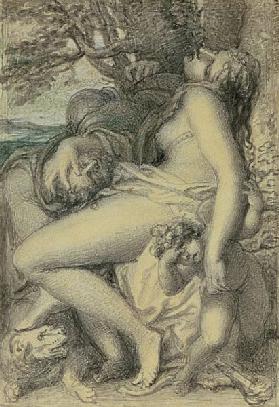 Mars reposing in the lap of Venus c.1805-15