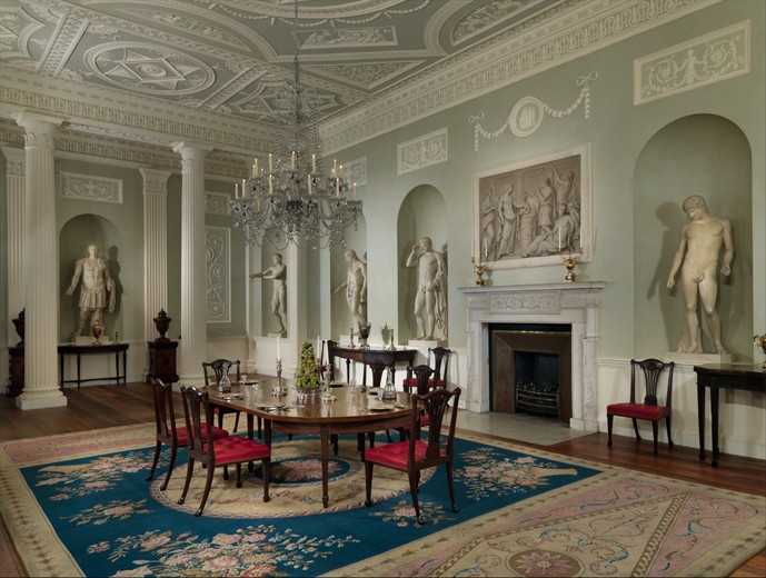 Esszimmer von Lansdowne House, London von Robert Adam