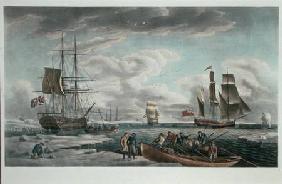 The Greenland Whale Fishery, published by John & Josiah Boydell 1789 our