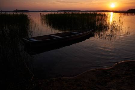 Nationalpark Žemaitija; Abendstimmung am See 2022