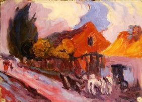 Polish Smithy (oil on canvas) 16th