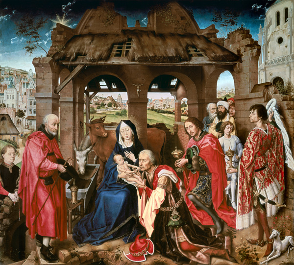 The Adoration of the Magi - Rogier van der Weyden als Kunstdruck oder  Gemälde.