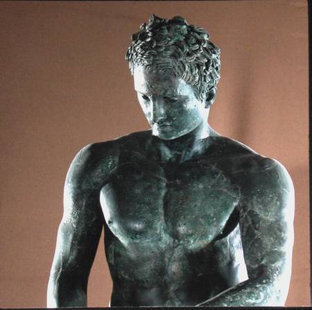Athlete (copy of a Greek original of c04th BC)  (detail) von Roman