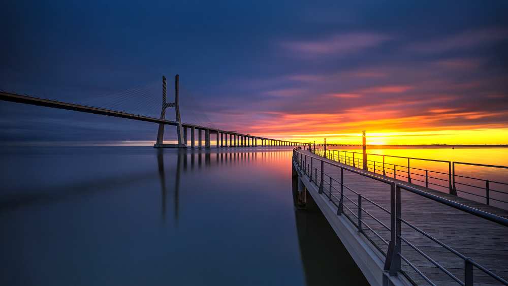 Ponte Vasco da Gama von Rui Ribeiro