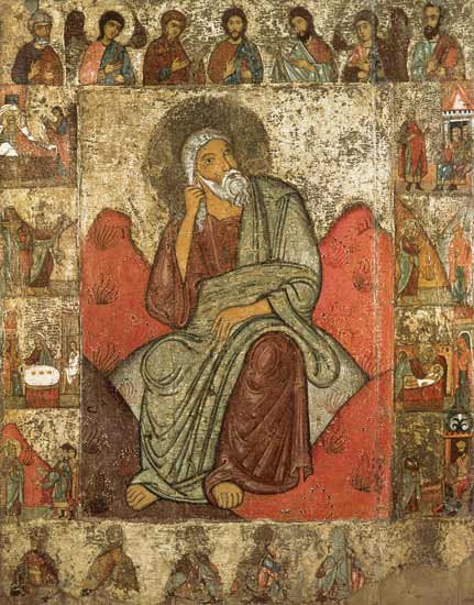 The Prophet Elijah, Pskov School von Russian School