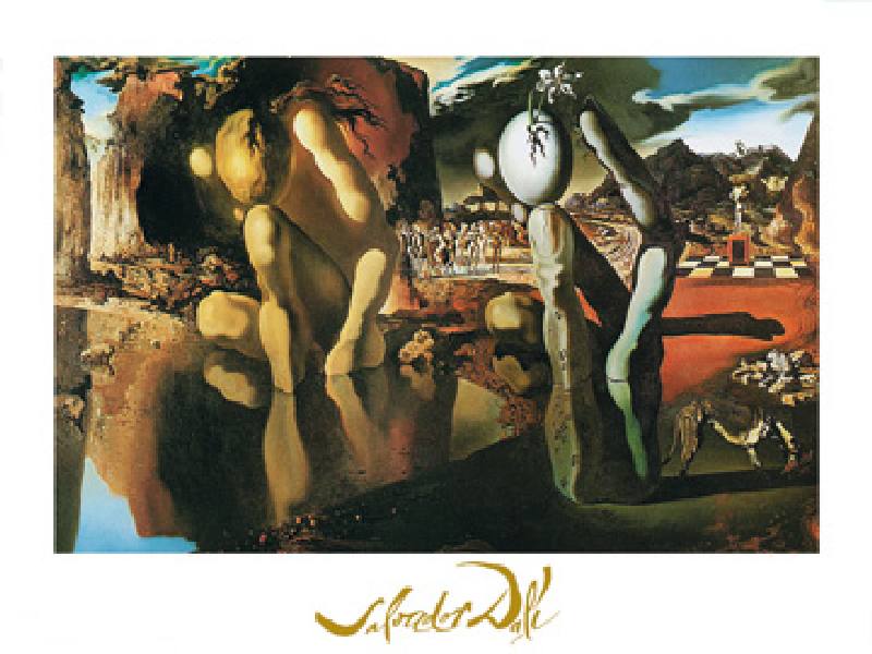 La metamorfosi di narciso  - (SD-347) von Salvador Dali