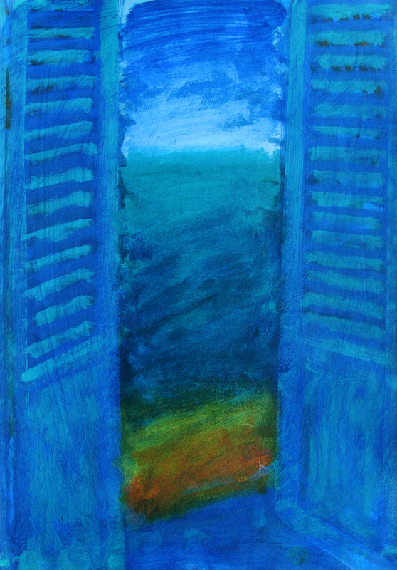 Blue Shutters von Sara  Hayward