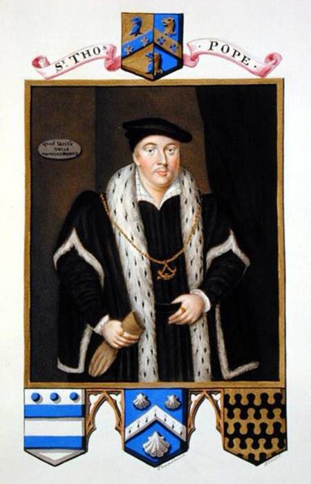 Portrait of Sir Thomas Pope (c.1507-99) from 'Memoirs of the Court of Queen Elizabeth' von Sarah Countess of Essex