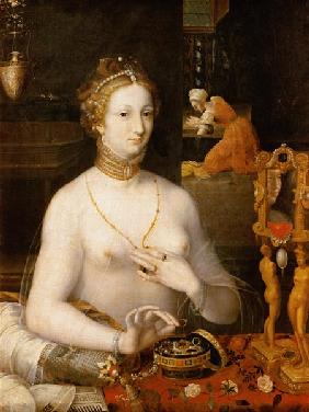 Dame bei ihrer Toilette (Diane de Poitiers)