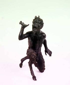 Kneeling satyr