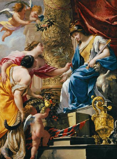 Prudence Leading Peace and Abundance c.1645