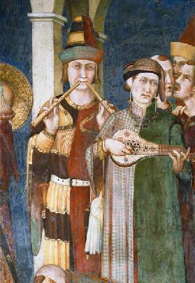 Die Investitur des hl. Martin von Tours zum Ritter 1320