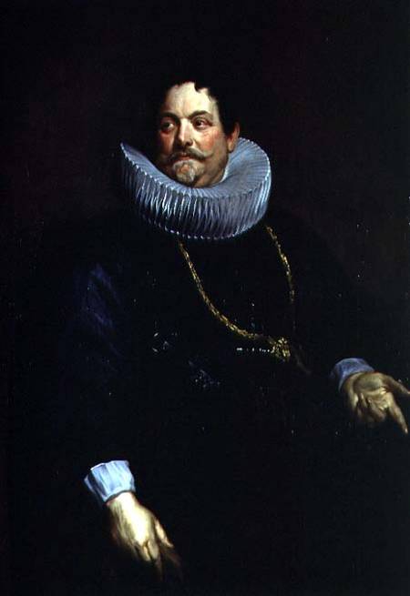 Portrait of a Cavalier (Giovanni di Monfort) von Sir Anthonis van Dyck