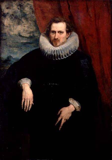 Portrait of a Man - Sir Anthonis van Dyck als Kunstdruck oder Gemälde.