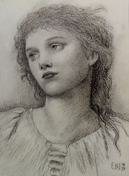 Studienkopf von Sir Edward Burne-Jones