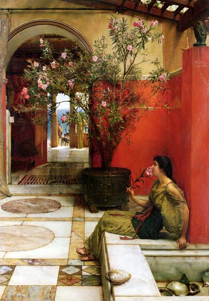 Ein Oleander von Sir Lawrence Alma-Tadema