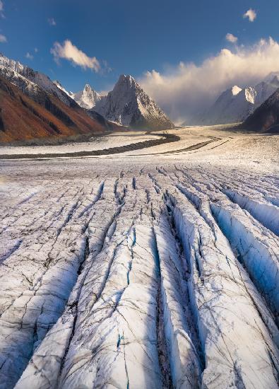 Gletscher im Herbst