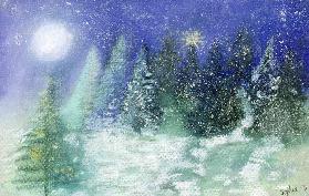 Silent Night, 1995 (pastel on paper) 