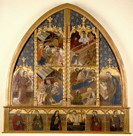 Catalonian Altarpiece von Spanish School