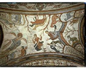 The Annunciation to the Shepherds, detail from the vault of the Panteon de los Reyes (King's Pantheo