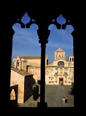 View of the church inside the monastery, begun in 1161 (photo) 