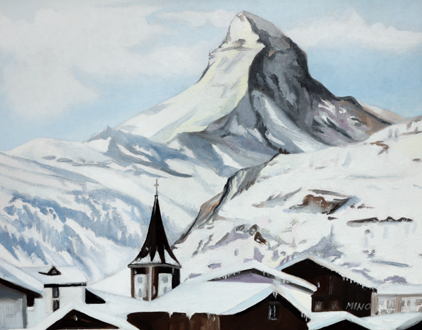 Matterhorn - Zermatt 2 - Switzerland als Kunstdruck oder handgemaltes  Gemälde.