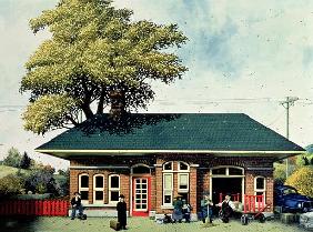 The Train Station, Autumn, from The Four Seasons in Quebec 