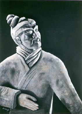 Terracotta Warrior, 2000 (pastel on paper) 