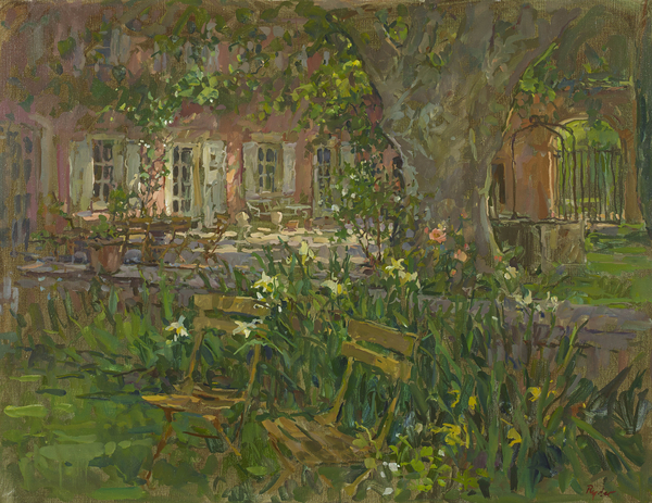 Provence Terrace with Iris von Susan  Ryder