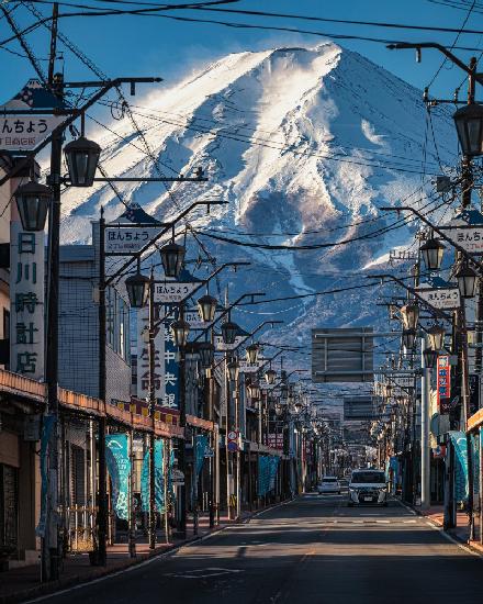 Weg nach Fuji