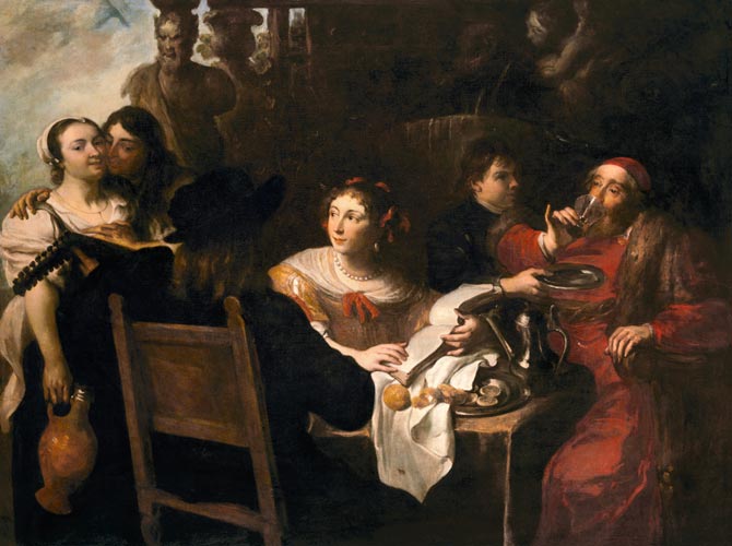 The Rich Man's Feast von Theodor Rombouts