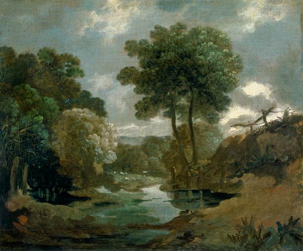 A Pool in the Woods von Thomas Gainsborough