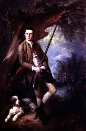 William Poyntz of Midgham and his Dog Amber