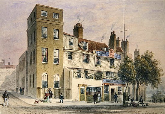 The Old George on Tower Hill von Thomas Hosmer Shepherd