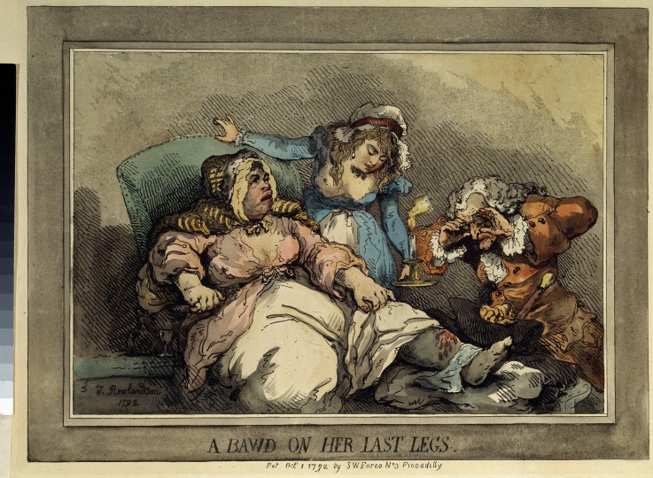 Die letzten Tage einer Kupplerin von Thomas Rowlandson