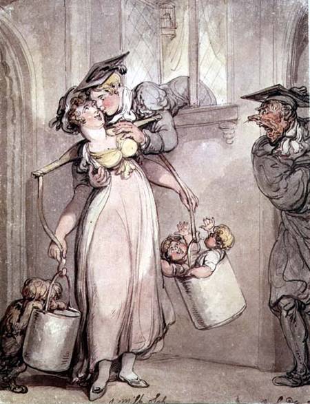 The Milk Sop von Thomas Rowlandson