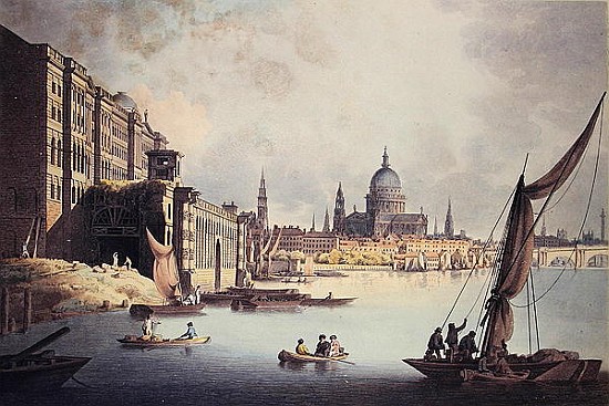 View of Somerset House and the Thames von Thomas Snr. Malton