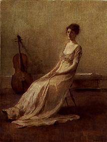 La Musicienne von Thomas Wilmer Dewing
