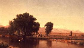 Crossing the Ford, Platte River, Colorado Colorado