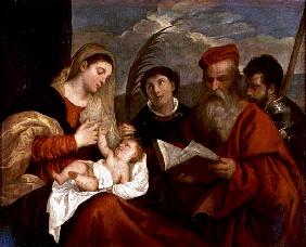 Madonna and Child with SS. Stephen, Jerome and Maurice