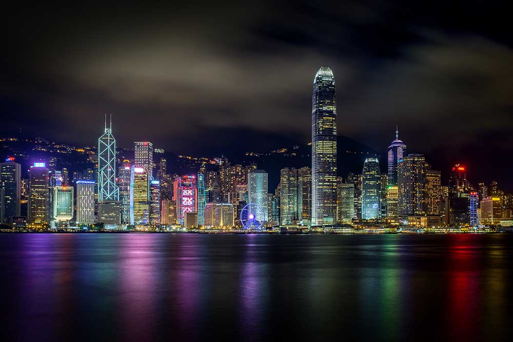 Hong Kong Skyline # 001 von Tom Wang